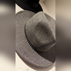 Gray Fedora Fashion Hat